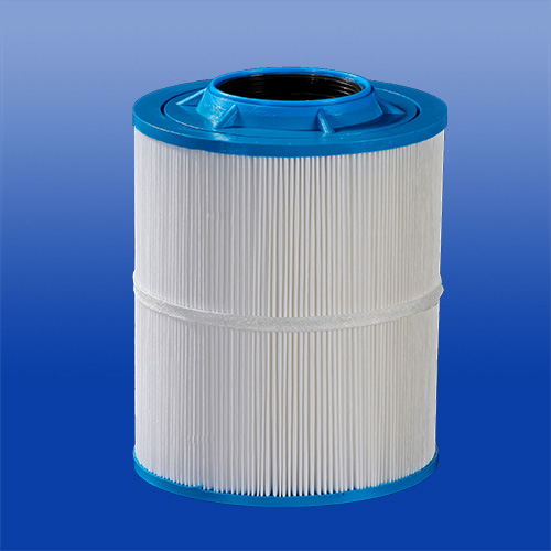 Grande zone de filtration faite de cartouche filtrante plissée HC de média filtrant en polyester plissé pour le pétrole et le gaz